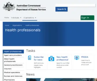 Hic.gov.au(Medicare) Screenshot