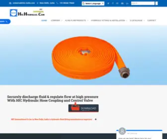 Hichydraulic.com(HIC Hydraulic High Pressure) Screenshot