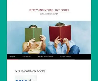 Hickeybooks.com(OUR UNCOMMON AUTHORS) Screenshot