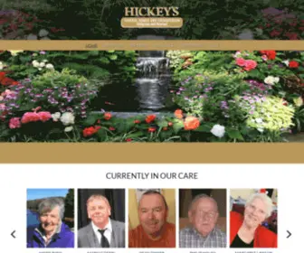 Hickeysfuneralhome.com(Hickey's Funeral Home) Screenshot