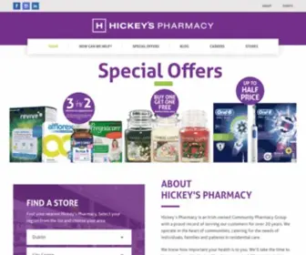 Hickeyspharmacies.ie(Hickey's Pharmacy) Screenshot