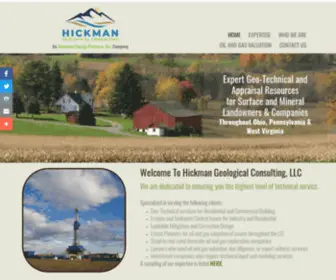 Hickmangeological.com(Hickman Geological Consulting) Screenshot