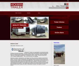 Hickmantrailer.com(Hickman Trailer Services Colorado Springs) Screenshot