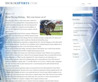 Hickoksports.com(UKs Finest Sportsblog) Screenshot