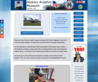 Hickoryaviationmuseum.org(Hickory Aviation Museum) Screenshot