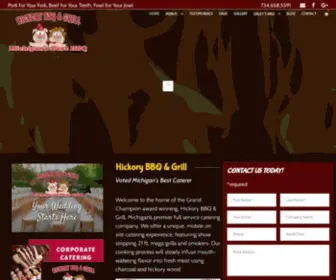 Hickorybbq.net(Hickory BBQ & Grill) Screenshot