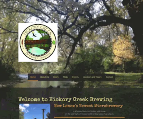 Hickorycreekbrewingil.com(Hickory Creek Brewing Company) Screenshot