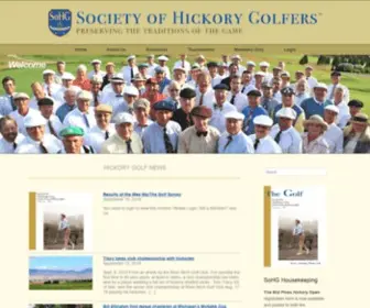 Hickorygolfers.com(Preserving the Traditions of the Game) Screenshot