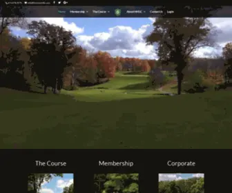Hickoryhills.com(Hickory Hills Golf Club) Screenshot