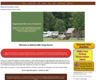 Hickoryhillscamp.com(Hickory Hills Camp and Resort) Screenshot