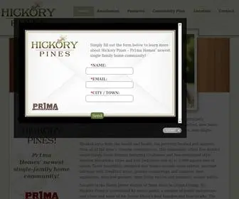 Hickorypineshomes.com(PR1MA) Screenshot