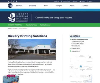 Hickoryprinting.com(Hickory Printing Solutions) Screenshot