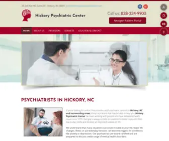 Hickorypsychiatriccenter.com(Hickory Psychiatric Center) Screenshot