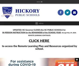 Hickoryschools.net(Hickory Public Schools) Screenshot