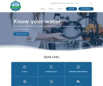 Hicksvillewater.org(Hicksville Water District) Screenshot