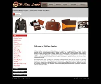 Hiclassleather.com(Hiclassleather) Screenshot