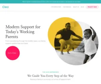 Hicleo.com(Working parent family benefits platform for employers) Screenshot