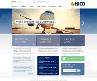 Hico-ICS.com(DELIVERING INFORMATION LOGISTICS) Screenshot