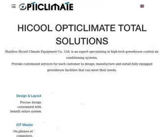 Hicoolopticlimate.com(Hicool Opticlimate Central Air Conditioning System) Screenshot