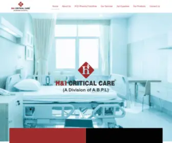 Hicriticalcare.in(H&I Critical Care) Screenshot