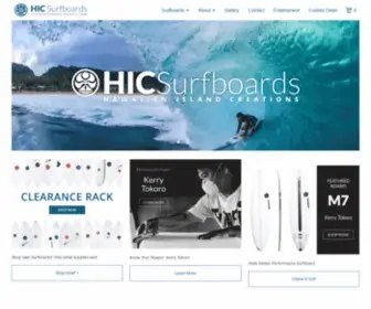 Hicsurfboards.com(Enjoy the Ride) Screenshot