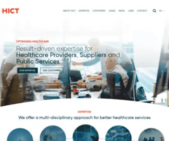 Hict.com(Optimising Healthcare) Screenshot