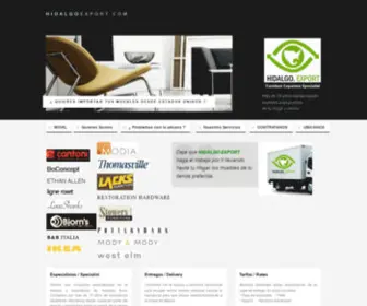 Hidalgoexport.com(Furniture Exporters Specialist) Screenshot