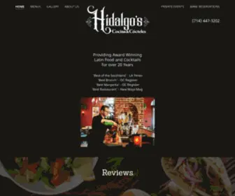 Hidalgofullerton.com(Hidalgo's Cocina & Cocteles) Screenshot