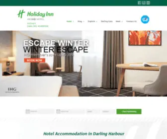 Hidarlingharbour.com(Holiday Inn Darling Harbour) Screenshot