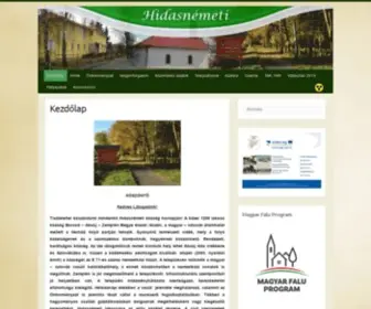 Hidasnemeti.hu(Hidasnémeti) Screenshot