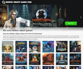 Hidden-Object-Games.com(Free Download Games) Screenshot