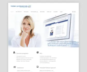 Hidden-Professionals.de(E-Recruiting Software und Personallösungen von hidden professionals) Screenshot