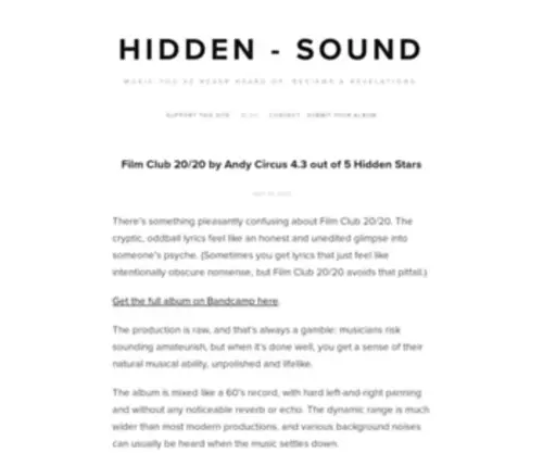 Hidden-Sound.com(Hidden) Screenshot