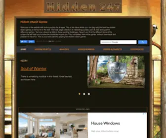 Hidden247.com(New Hidden Object Games) Screenshot