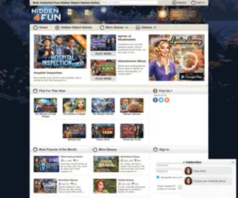 Hidden4Fun.com(Hidden Object Games) Screenshot