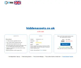 Hiddenassets.co.uk(Buy .co.uk domain) Screenshot