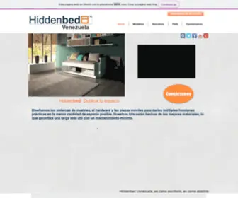 Hiddenbed.com.ve(Hiddenbed Venezuela) Screenshot