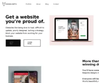 Hiddendepth.ie(WordPress Website Development) Screenshot