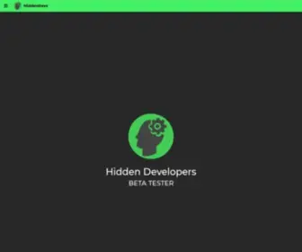 Hiddendevs.com(We're a community of skilled creators. From programmers to graphic designers) Screenshot