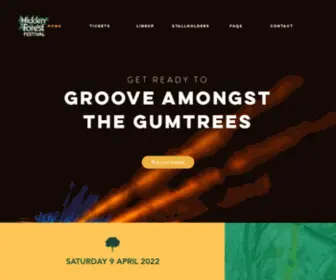 Hiddenforest.com.au(The Hidden Forest music festival) Screenshot