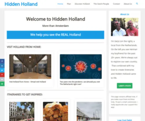 Hiddenholland.com(Hidden Holland) Screenshot