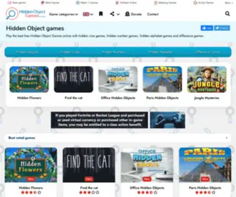 Hiddenobjectgames.co.uk(Hidden Object Games online & free) Screenshot