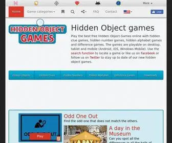Hiddenobjectgames.com(Hidden Object Games online & free) Screenshot