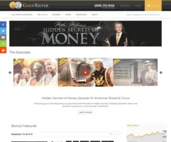 Hiddensecretsofmoney.com(The Leader in Bullion & Precious Metals Investments) Screenshot