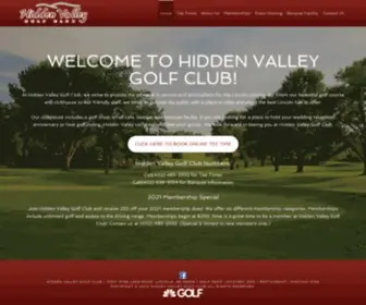 Hiddenvalleylincoln.com(Hidden Valley Golf Club) Screenshot