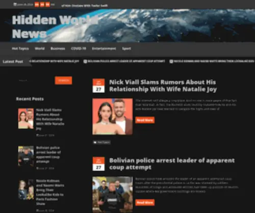 Hiddenworldnews.info(Hidden World News) Screenshot