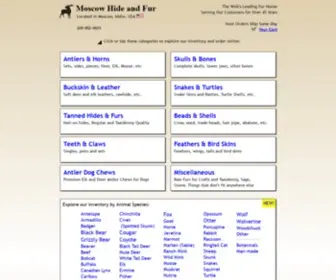 Hideandfur.com(The West's Leading Fur House. On) Screenshot