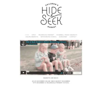 Hideandseekmarket.com.au(Hide & Seek) Screenshot