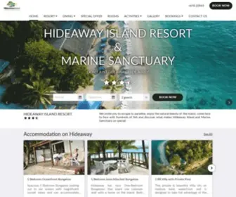 Hideaway.com.vu(Hideaway Island Resort and Marine Sanctuary) Screenshot