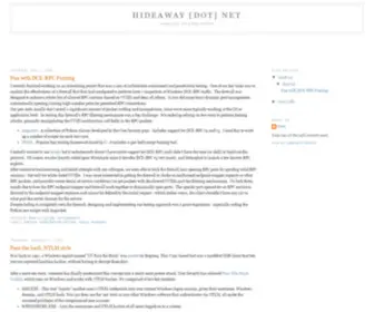 Hideaway.net(Dot) Screenshot